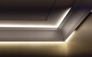 Скрытая подсветка потолка: установка, преимущества и недостатки