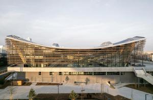В Париже завершено строительство Aquatics Centre к Олимпийским Играм